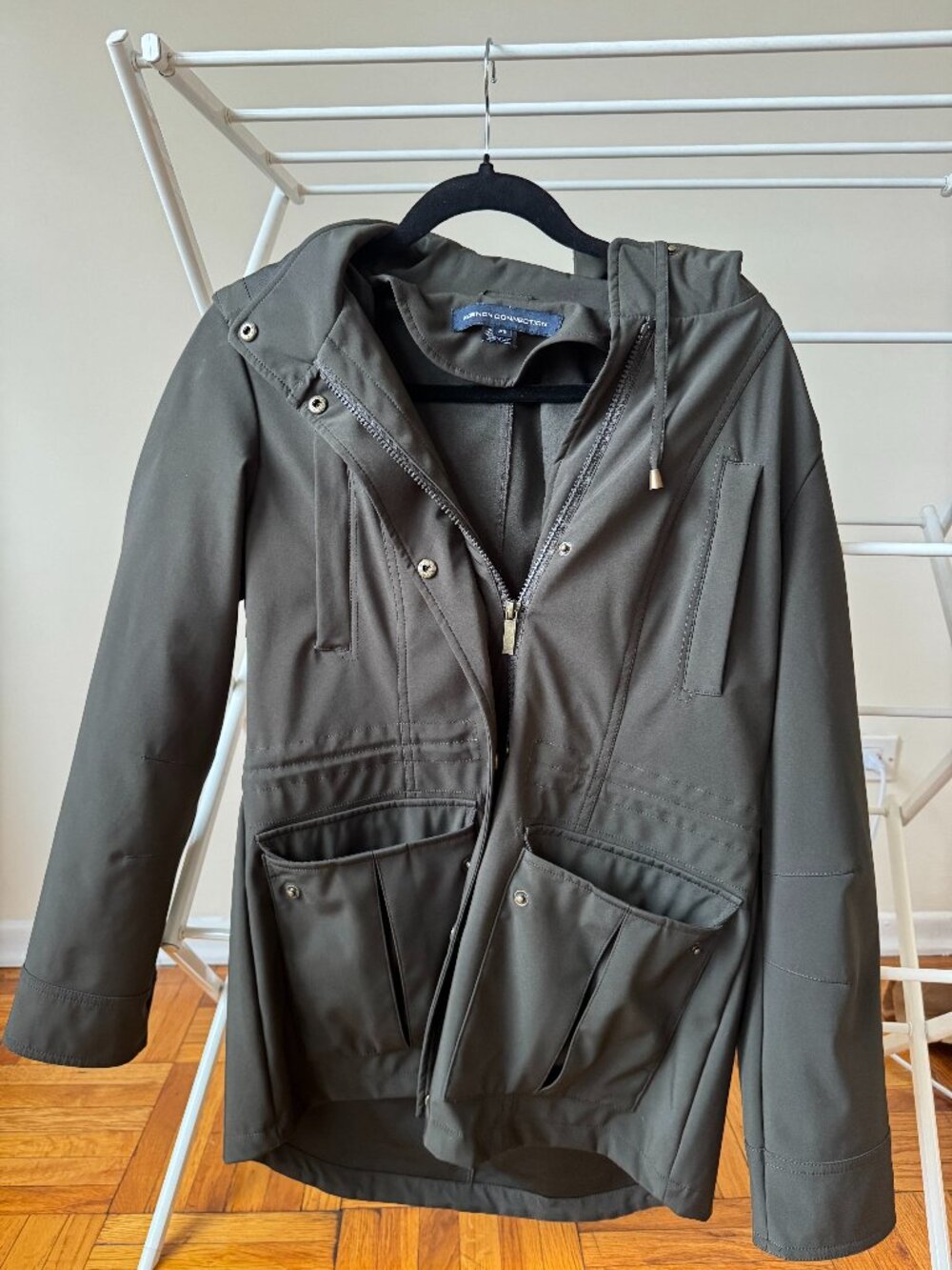 FRENCH CONNECTION ARMY GREEN SIZE XS JACKET LIKE NEW